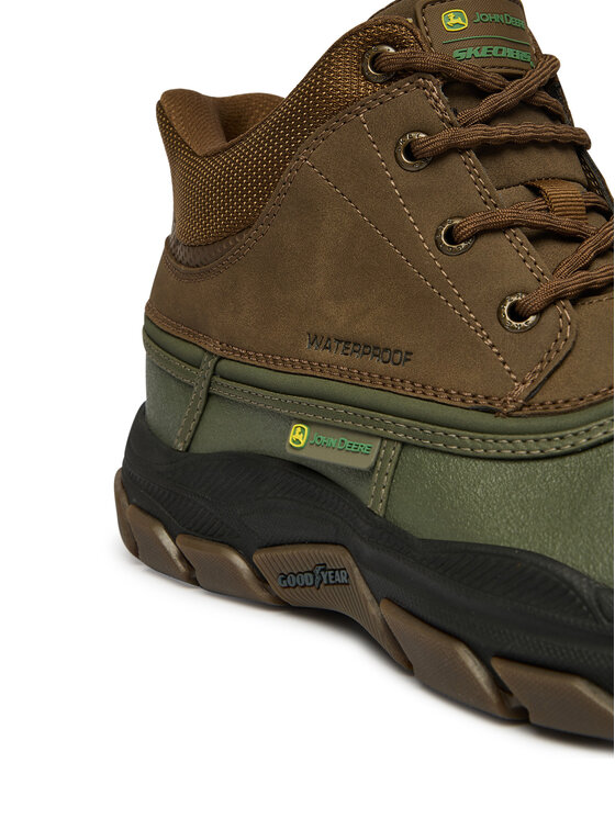 Skechers Skechers Kotníková obuv Respected - Swamper 256026/OLBR Hnědá
