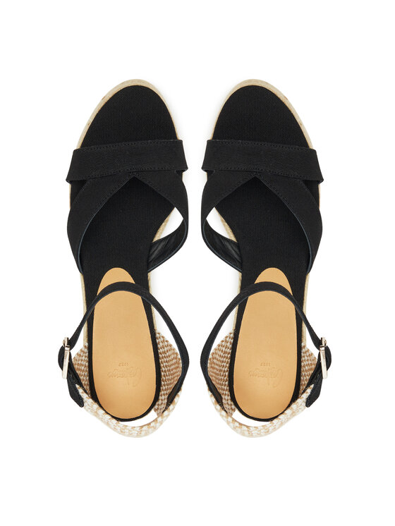 Castañer Castañer Espadryle Bruna/8ED/001025761 Czarny