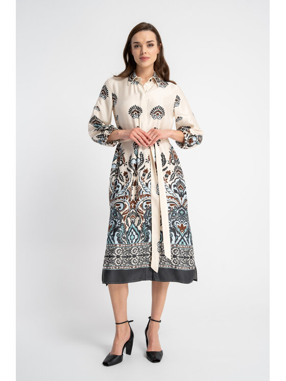 CLICK CLICK Letní šaty 60-6099 Barevná Custome Fit