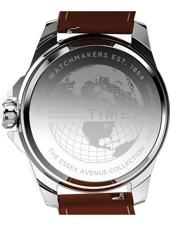 Timex Timex Zegarek TW2W92800 Brązowy