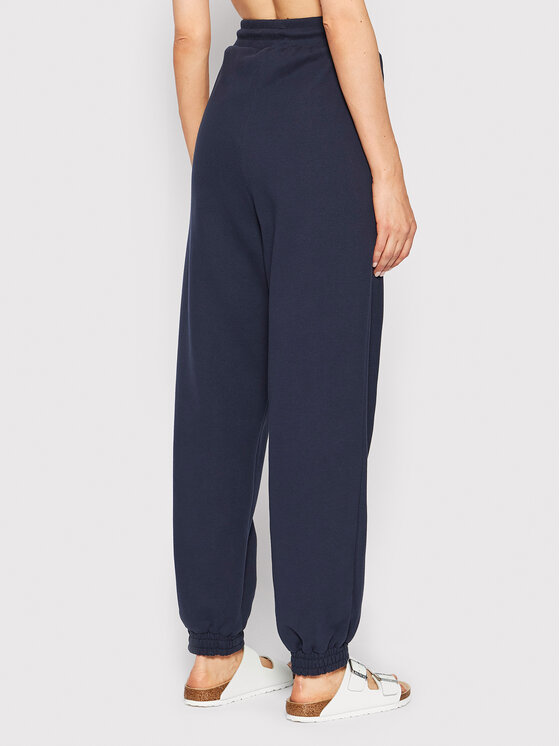 Tommy Jeans Tommy Jeans Spodnie dresowe Signature DW0DW11886 Granatowy Relaxed Fit