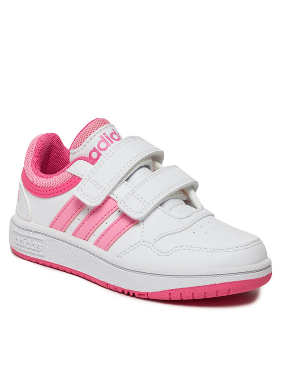 Chaussure Adidas Bébé HOOPS 3.0 CF I blanc