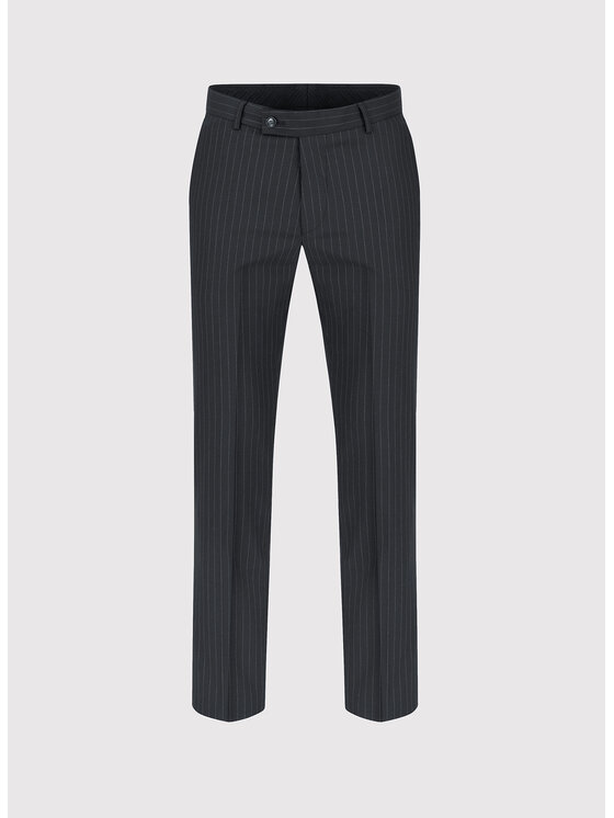 Pako Lorente Pako Lorente Spodnie garniturowe P26WF-6G-011 Czarny Slim Fit