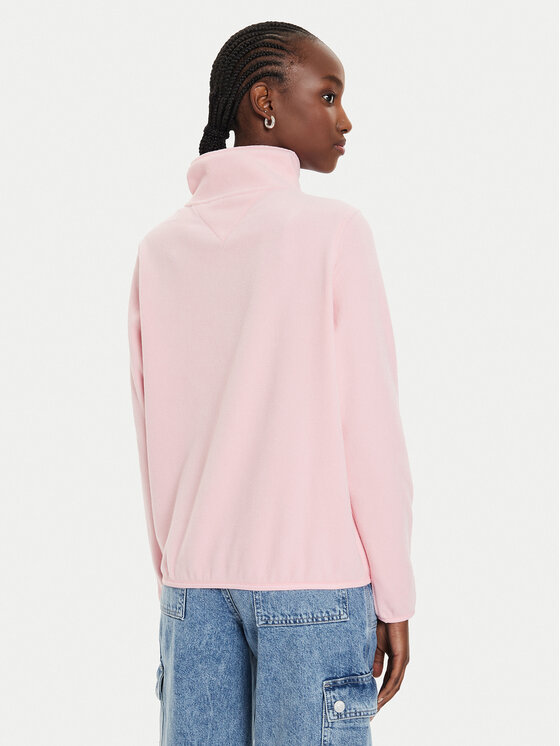 Tommy Jeans Tommy Jeans Felpa di pile DW0DW19751 Rosa Regular Fit