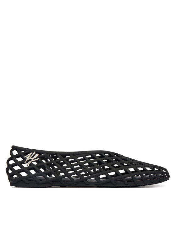 KARL LAGERFELD KARL LAGERFELD Balerina Jelly Ballet KL80036 Fekete