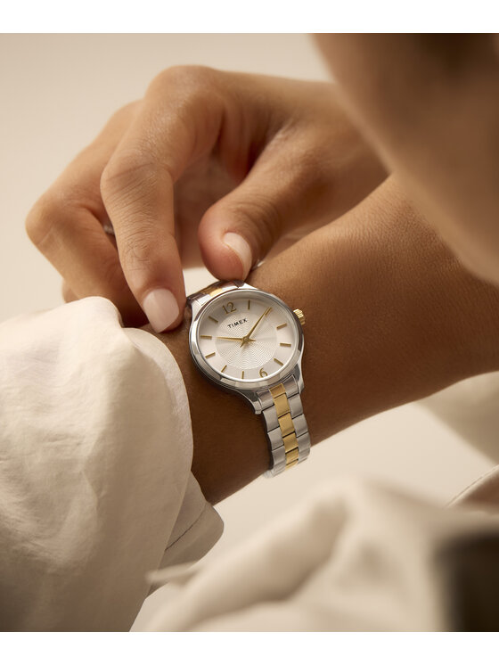 Timex Timex Ρολόι TW2W98100 Ασημί