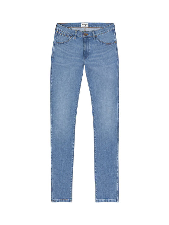 Wrangler Wrangler Jeansy BRYSON Niebieski Skinny Fit
