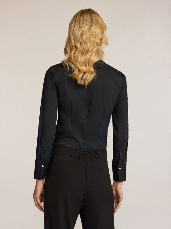 Motivi Motivi Camicia 5326Q800737N033 Nero Regular Fit