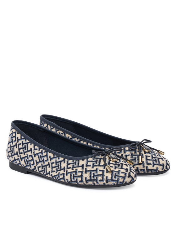 Tommy Hilfiger Tommy Hilfiger Ballerinas Th Charm Jacquard Ballerina FW0FW09504 Bunt