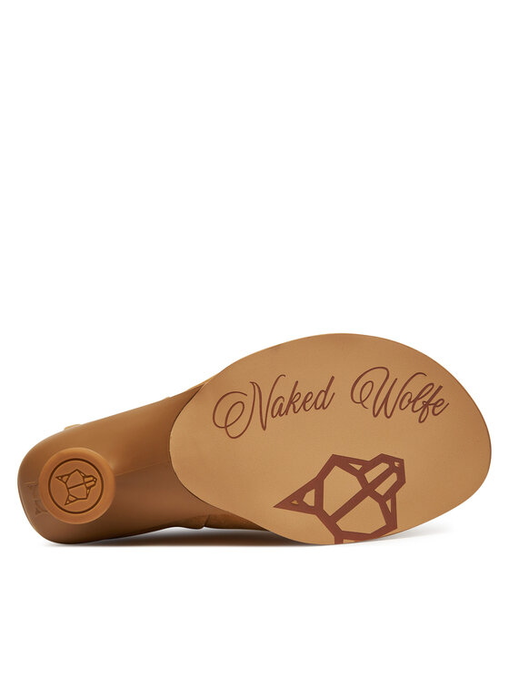 Naked Wolfe Naked Wolfe Kozačky KIND Hnědá