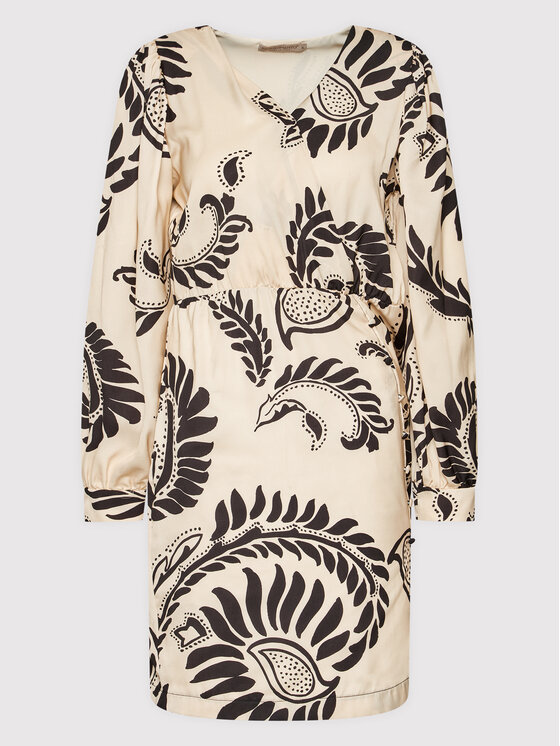 Rinascimento Rinascimento Rochie cocktail CFC0018079002 Bej Regular Fit