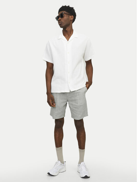 Jack&Jones Jack&Jones Bavlnené šortky Jpstace 12252992 Zelená Tapered Fit