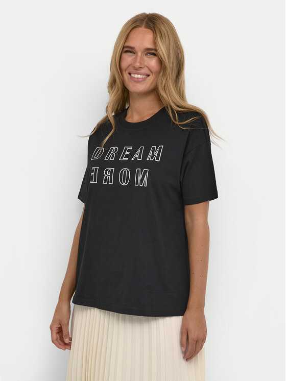Kaffe Kaffe T-särk Jenny 10508462 Must Regular Fit