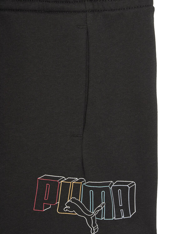 Puma Puma Szorty sportowe Ess Logo Lab 685859 Czarny Regular Fit