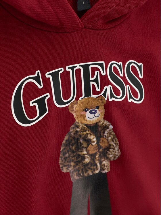 Guess Guess Sweatshirt J6BQ03 K6086 Dunkelrot Regular Fit