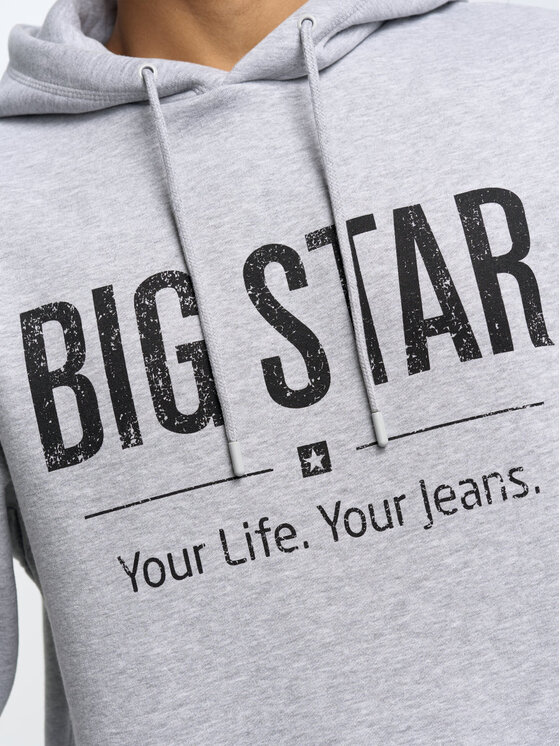 BIG STAR BIG STAR Bluza ashlyno_901 Szary Regular Fit