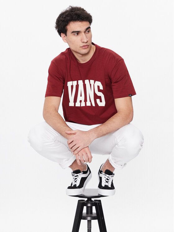 Vans hot sale red top