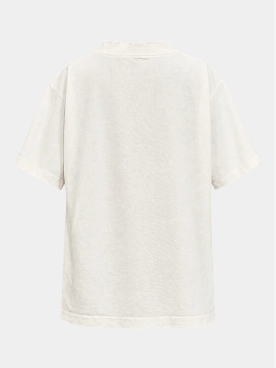 MADE BY SOCIETY MADE BY SOCIETY T-Shirt RAW - T37582 Biały Basic Fit