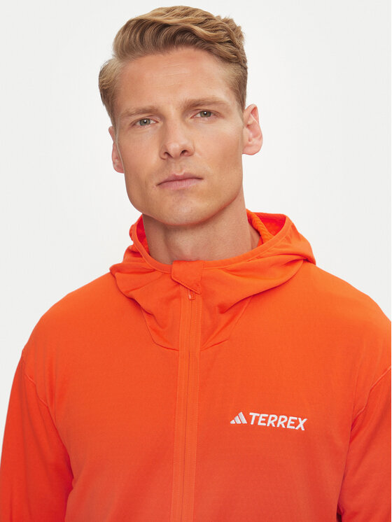 adidas adidas Bluza techniczna Terrex Xperior Light IQ3720 Pomarańczowy Slim Fit