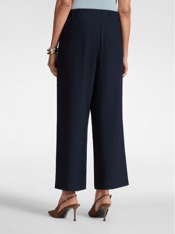 Elena Mirò Elena Mirò Pantaloni di tessuto P076Z000165N034 Blu Cropp Fit