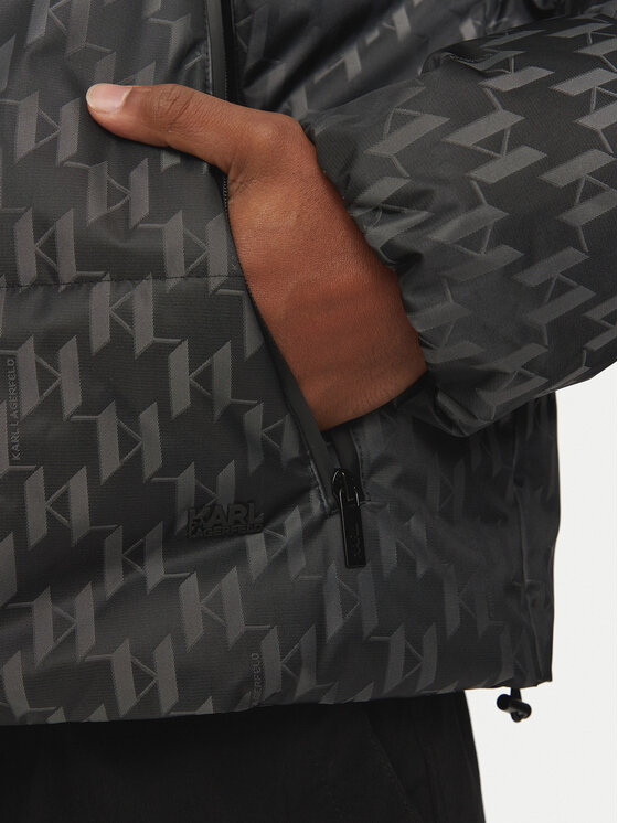 KARL LAGERFELD KARL LAGERFELD Pūkinė striukė 505018 544529 Juoda Regular Fit