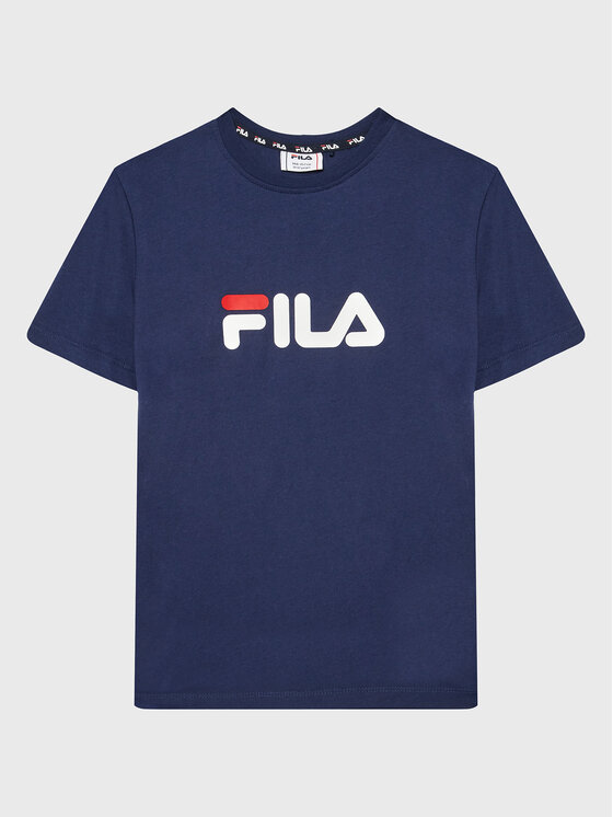 T-shirt Solberg Classic Logo FAT0109 Blu scuro