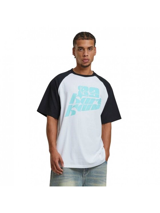Karl Kani Karl Kani T-shirt SIGNATURE COLORBLOCK RAGLAN T-SHIRT Bianco Regular Fit