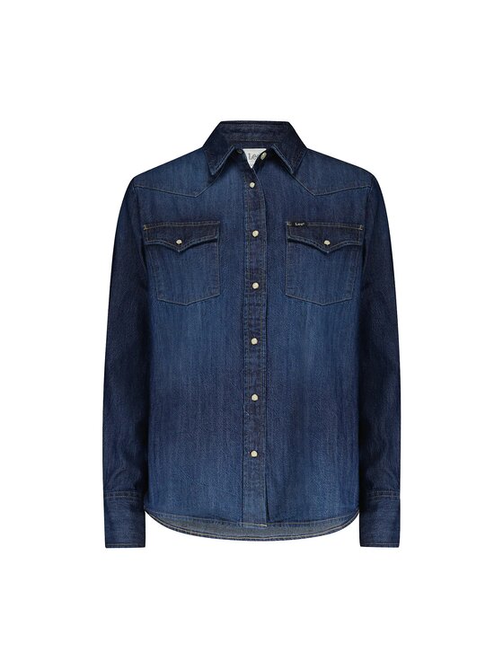 Lee Lee Koszula REGULAR WESTERN SHIRT Niebieski Regular Fit