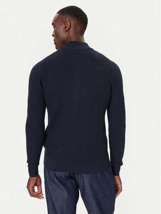 Bugatti Bugatti Cardigan 7600-85524D Blu scuro Regular Fit