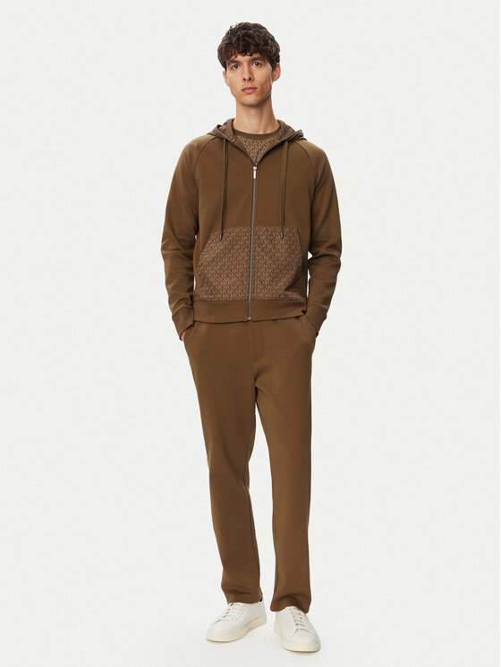 MICHAEL Michael Kors MICHAEL Michael Kors Džemperis CF552Q55MF Chaki Regular Fit