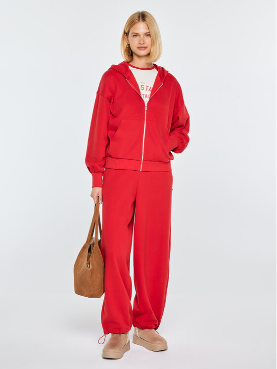 BIG STAR BIG STAR Bluza JOKASTA Czerwony Comfort Fit