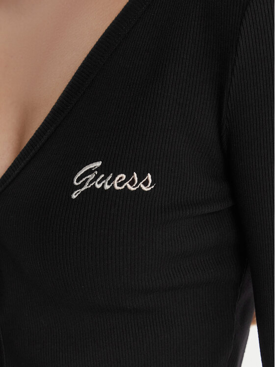 Guess Guess Kardigán V6RP06 K8RT2 Fekete Regular Fit