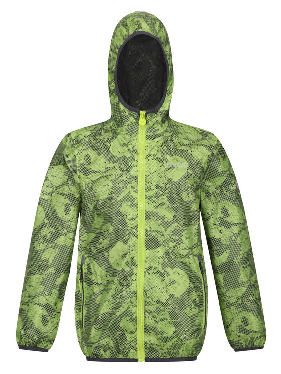 Regatta Regatta Vodootporna jakna Printed Lever RKW176 Zelena Regular Fit