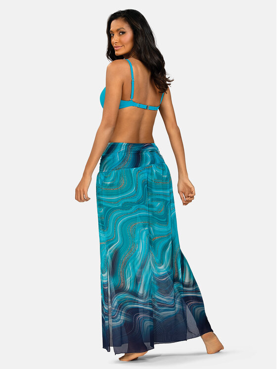 Feba Feba Vestito da spiaggia F43 Turchese