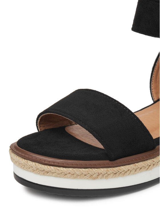 DeeZee DeeZee Espadrilles WS091-01 Schwarz