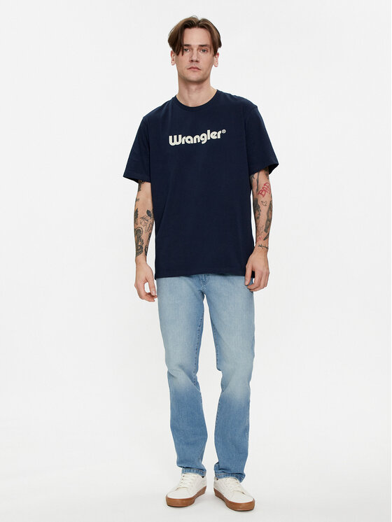Wrangler Wrangler Traperice Larston 112352836 Plava Slim Fit