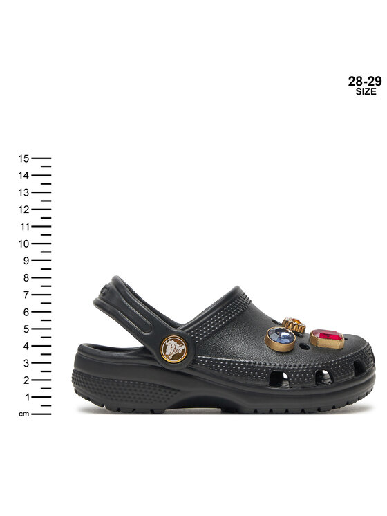 Crocs Crocs Шльопанці Classic Jewel Clog K 210716 Чорний