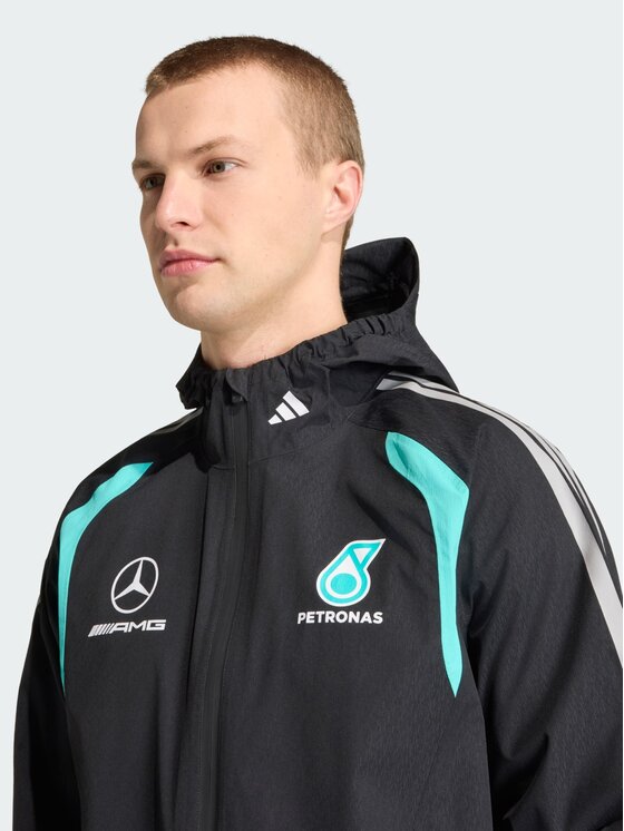 adidas adidas Kurtka przeciwdeszczowa 162813 Czarny Regular Fit