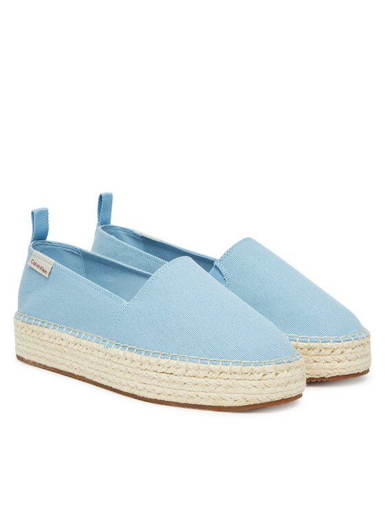 Calvin Klein Jeans Calvin Klein Jeans Espadrile Platform Espadrille Ml Cs YW0YW01871 Albastru celest