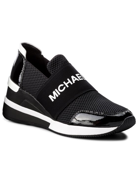 MICHAEL Michael Kors Sneakers Felix Trainer 43T8FXFS3D Schwarz Modivo