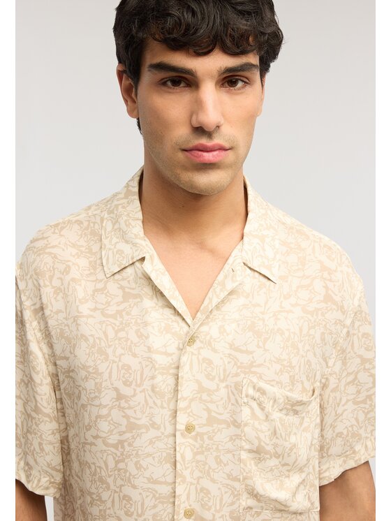 Trussardi Trussardi Koszula 5040N000047N0SB Kremowy Regular Fit