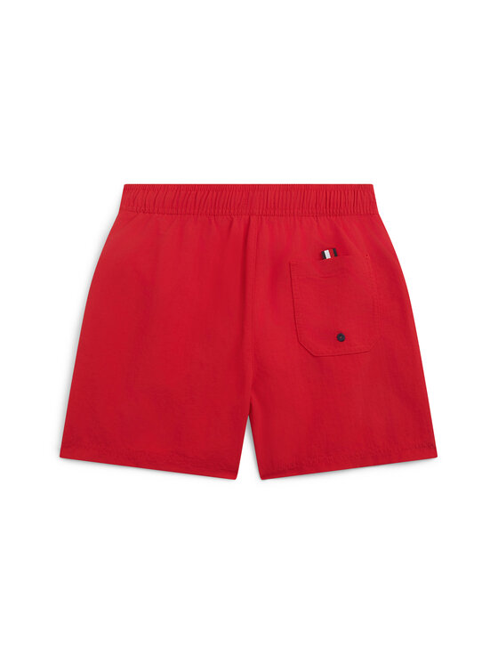 Tommy Hilfiger Tommy Hilfiger Peldšorti Global Stripe UB0UB00590 Gaiši sarkana Regular Fit