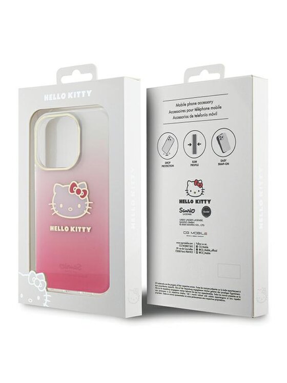 Hello Kitty Hello Kitty Etui na telefon iPhone 14 Pro Max Różowy