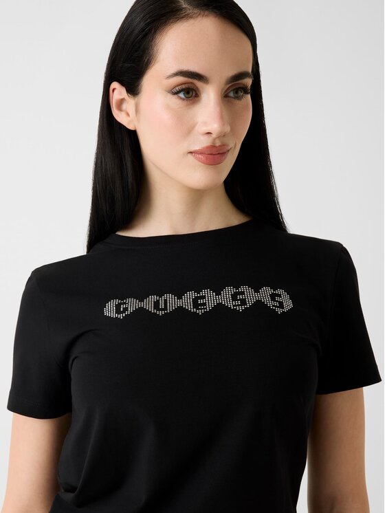 Guess Guess T-shirt 183668 Crna Classic Fit