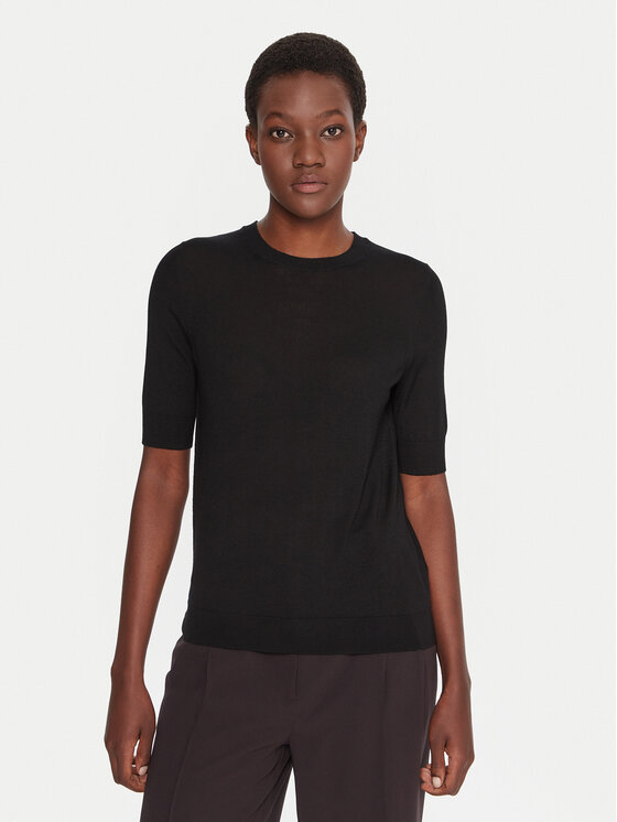BOSS BOSS Пуловер Farbella 50544996 Черен Slim Fit