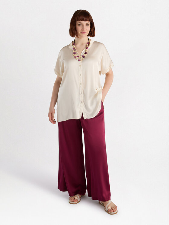 Fiorella Rubino Fiorella Rubino Camicia 5002L000162N021 Écru Regular Fit