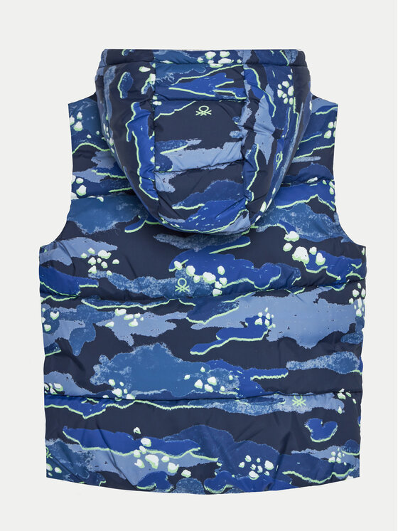 United Colors Of Benetton United Colors Of Benetton Weste 2DFVGJ00I Dunkelblau Regular Fit