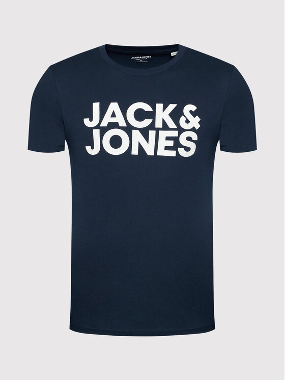 Jack&Jones Jack&Jones 3er-Set T-Shirts Corp Logo 12191762 Bunt Regular Fit