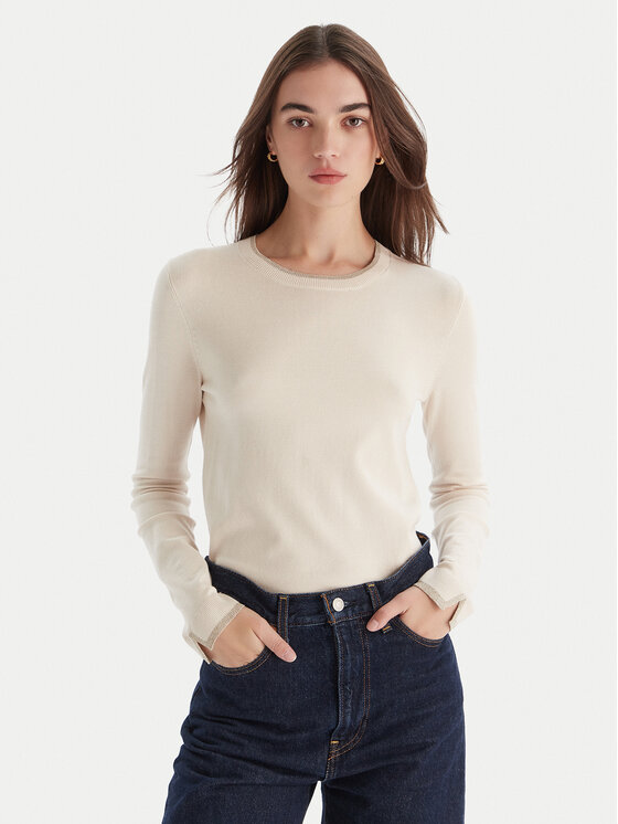 Liu Jo Liu Jo Светр MF5226 MS49I Écru Regular Fit