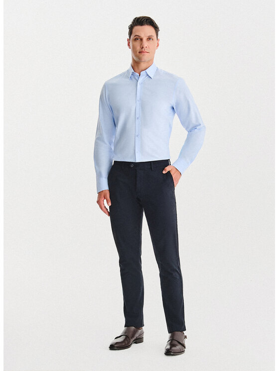 Pako Lorente Pako Lorente Koszula P25WN-1X-053 Niebieski Slim Fit